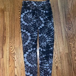 Danskin Black Salt Tie Dye Leggings